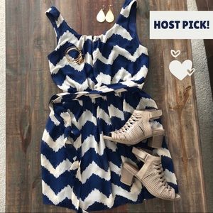 Lily Rose Chevron Dress